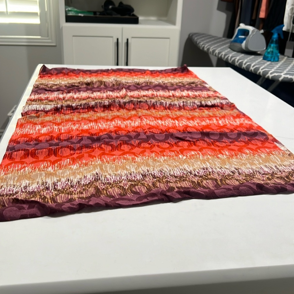 Coach 100% Authentic Infinity Scarf, Lightweight … - image 1